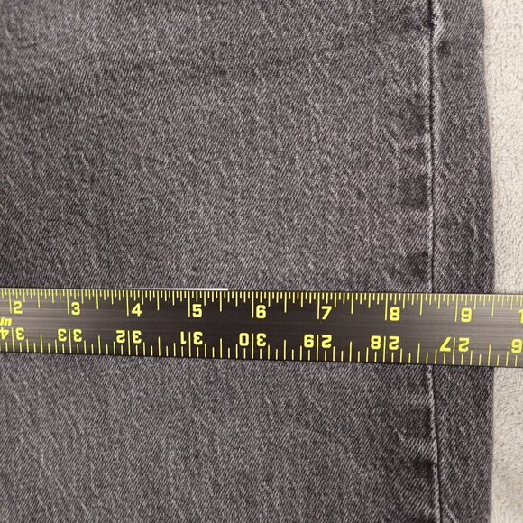 Levi's jeans 501 Original Fit women's 26 vintage black button fly red tab - Picture 8 of 16